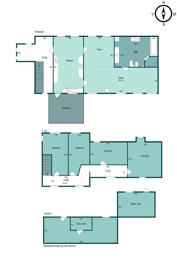 210 M2 Hus Til 8 Gaester - 5 Km Fra Nyt Stort Vandland Нордборг Екстериор снимка